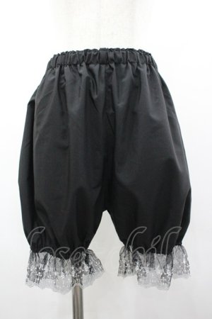 画像: Moi-meme-Moitie / バラ十字架レースドロワーズ  黒 I-26-03-19-103-MO-PA-SA-ZI