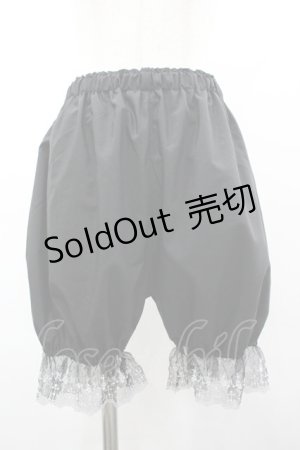 画像: Moi-meme-Moitie / バラ十字架レースドロワーズ  黒 I-26-03-19-103-MO-PA-SA-ZI