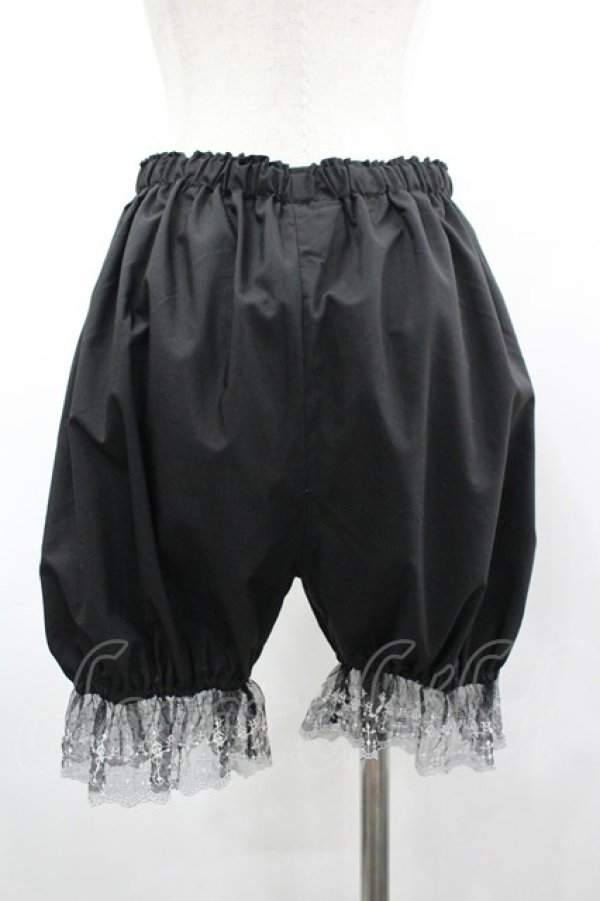 画像2: Moi-meme-Moitie / バラ十字架レースドロワーズ  黒 I-26-03-19-103-MO-PA-SA-ZI (2)