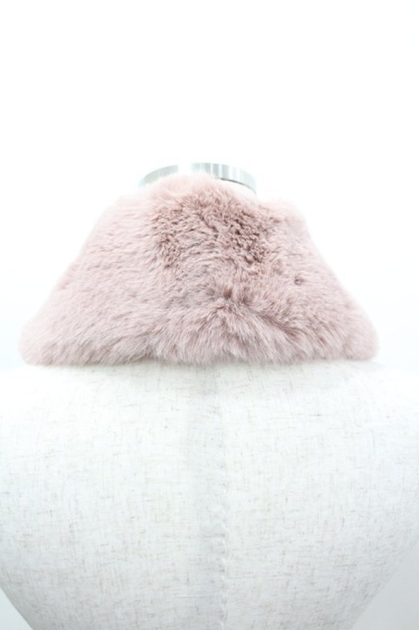 画像2: axes femme / パールツ付きマグネットティペット  ピンク I-26-03-19-105-AX-ZA-SA-ZI (2)