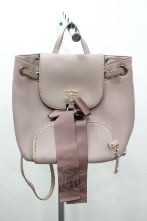 画像: Maison de FLEUR / リボンリュック  ピンク I-26-03-19-106-LO-BG-SA-ZI
