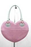 画像2: Angelic Pretty / グリッターLove Heartトートバッグ  ピンクＸシルバー I-26-03-19-108-AP-BG-SA-ZI (2)