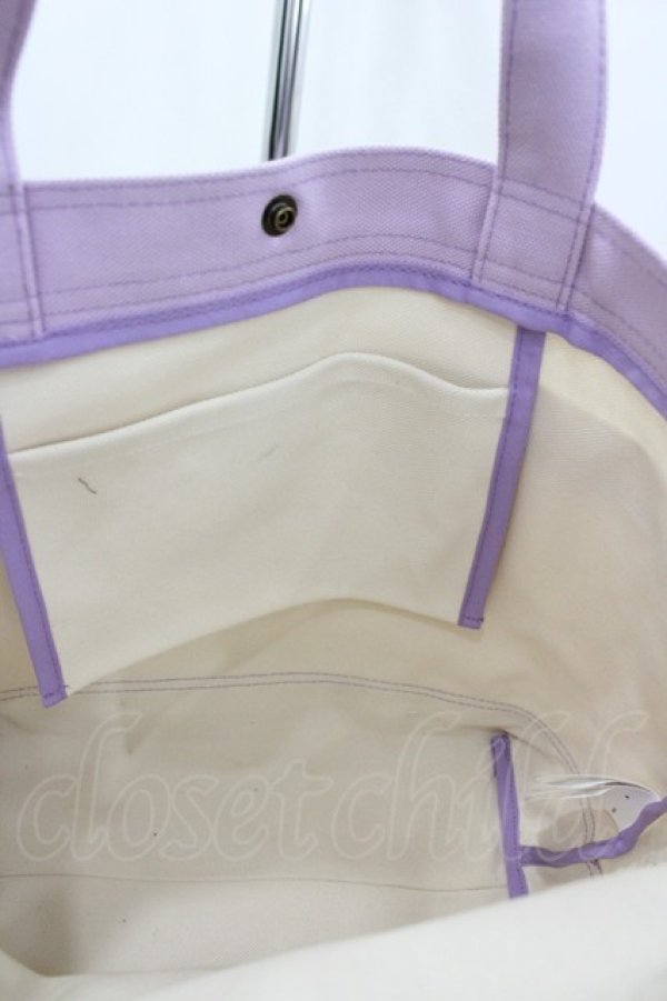 画像3: PINK HOUSE / ロゴ＆Teddyワッペン付きバッグ  オフｘラベンダー I-26-03-19-110-LO-BG-SA-ZI (3)