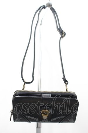 画像: axes femme / ウォレットミニショルダー  黒 I-26-03-19-111-AX-BG-SA-ZI