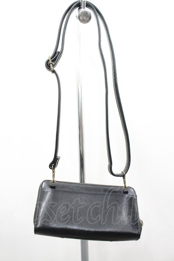 画像2: axes femme / ウォレットミニショルダー  黒 I-26-03-19-111-AX-BG-SA-ZI (2)