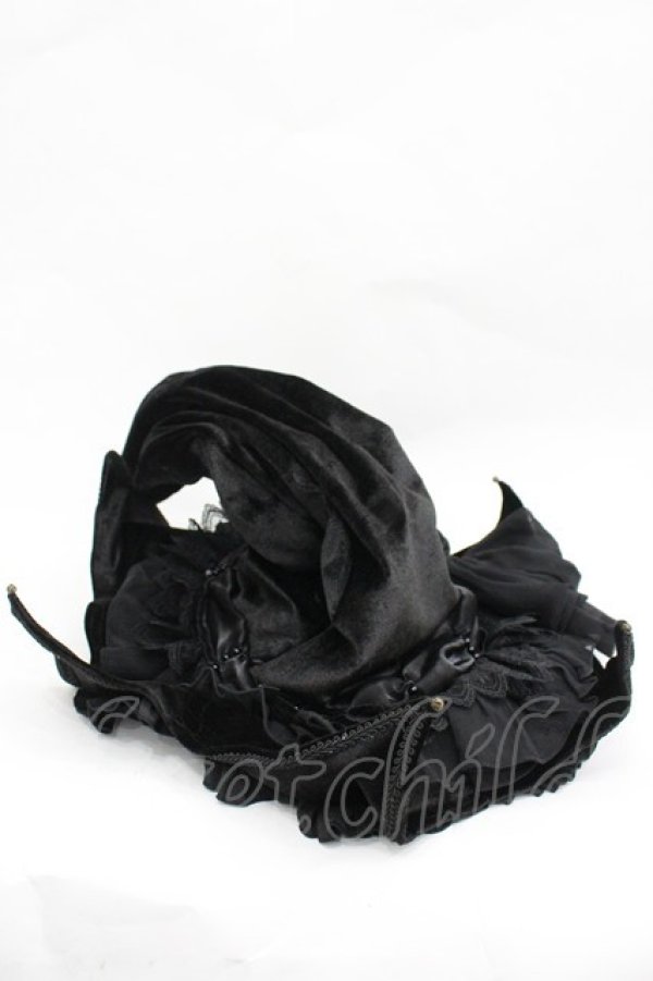 画像2: Hoshibako Works / レディ・ナイトメアボーダーハット  黒 I-26-03-19-112-LO-AC-SA-ZI (2)