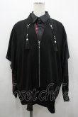 画像1: REZEN / 金剛力士ケープ羽織 M 黒 I-26-03-19-012-LO-TO-SA-ZI (1)