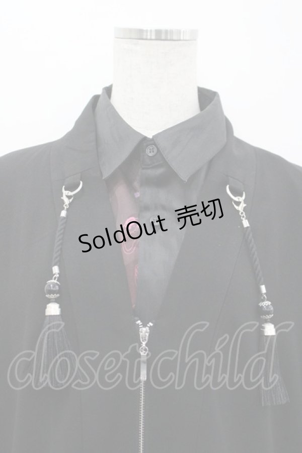 画像2: REZEN / 金剛力士ケープ羽織 M 黒 I-26-03-19-012-LO-TO-SA-ZI (2)