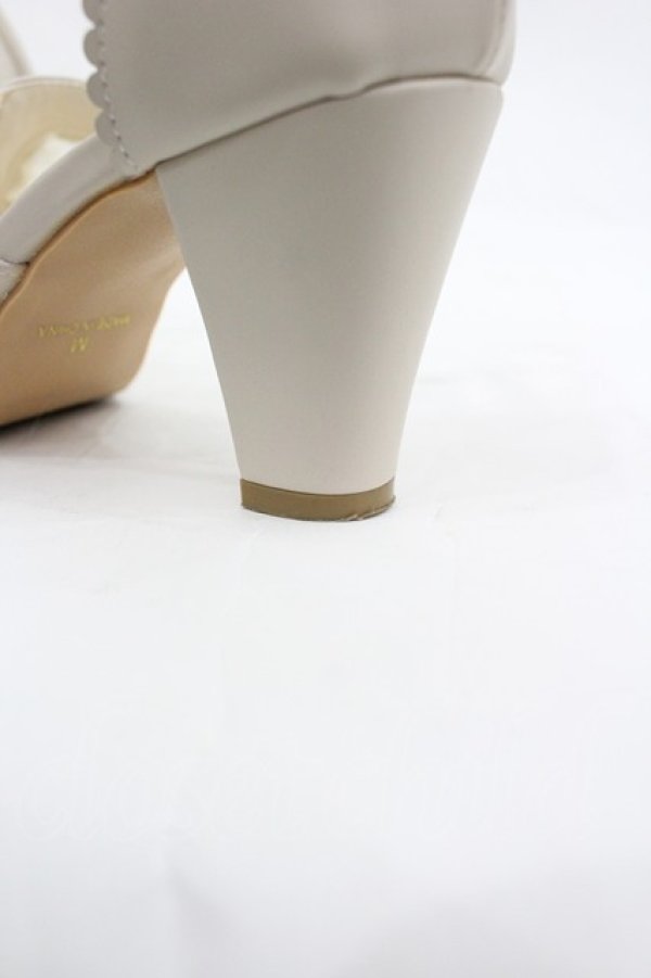 画像4: axes femme / カットワークレースサンダル M アイボリー I-26-03-19-125-AX-SH-SA-ZI (4)