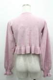 画像3: Chalmiere / いちご刺繍ニットボレロ M ピンク I-26-03-19-013-0-TO-SA-ZI (3)