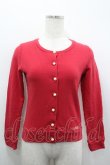 画像1: MILK / パール釦カーデ  赤Ｘ白 I-26-03-19-017-ML-TO-SA-ZI (1)