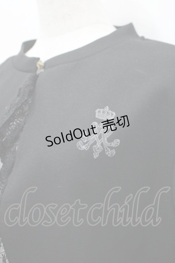 画像2: m petit by misako / MSKバラBフリルボレロ M 黒 I-26-03-19-018-LO-TO-SA-ZI (2)