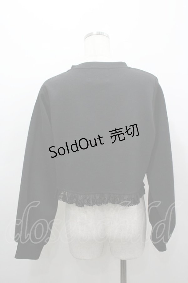 画像3: m petit by misako / MSKバラBフリルボレロ M 黒 I-26-03-19-018-LO-TO-SA-ZI (3)