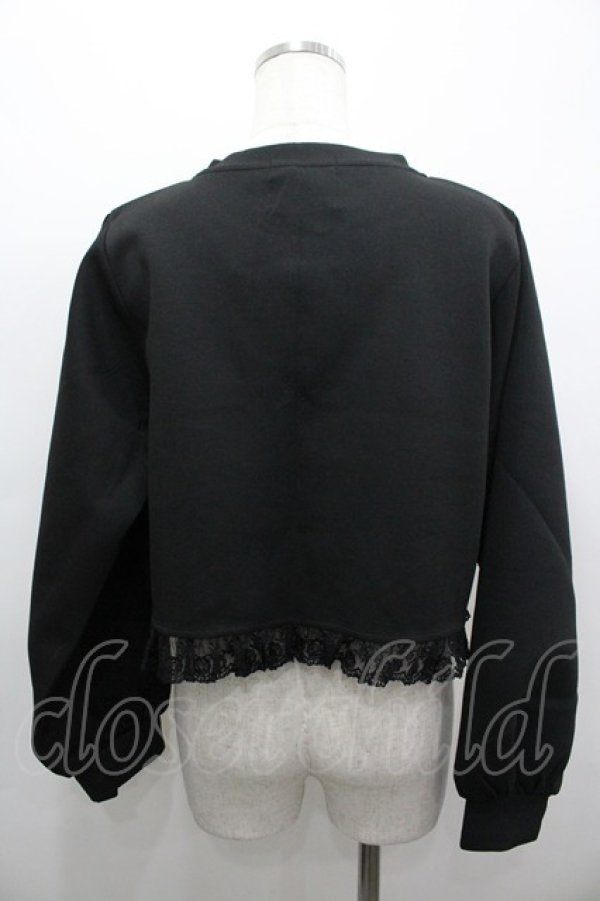 画像3: m petit by misako / MSKバラBフリルボレロ L 黒 I-26-03-19-021-LO-TO-SA-ZI (3)