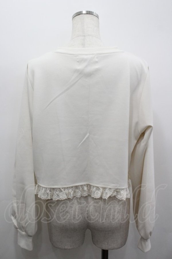 画像3: m petit by misako / MSKバラBフリルボレロ L アイボリー I-26-03-19-022-LO-TO-SA-ZI (3)