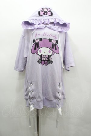 画像: TRAVAS TOKYO / マイメロディコラボ半袖パーカー  パープル I-26-03-19-026-PU-TO-TE-ZI