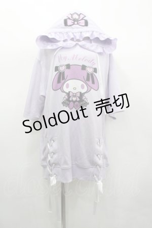 画像: TRAVAS TOKYO / マイメロディコラボ半袖パーカー  パープル I-26-03-19-026-PU-TO-TE-ZI