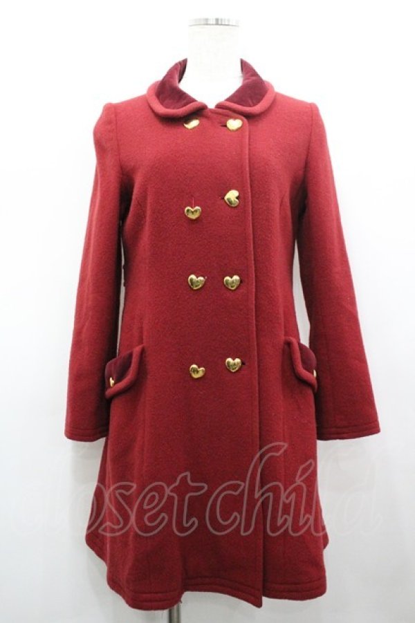 画像1: MILK / グラムハートコート  ボルドー I-26-03-19-028-ML-CO-SA-ZI (1)