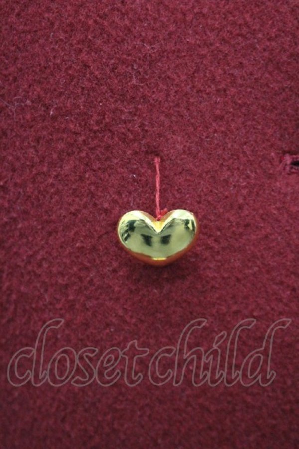 画像2: MILK / グラムハートコート  ボルドー I-26-03-19-028-ML-CO-SA-ZI (2)