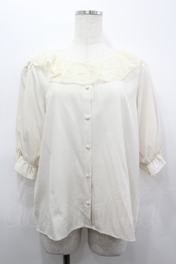 画像1: m petit by misako / NINA'Sコラボブラウス L アイボリー I-26-03-19-003-LO-BL-SA-ZI (1)