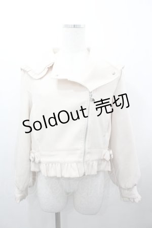 画像: Honey Cinnamon / ハートバックルライダース F ベージュ I-26-03-23-039-LO-CO-TE-ZI