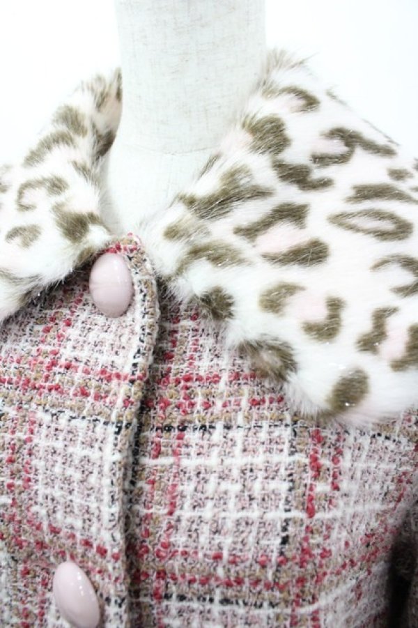 画像2: MILK / ローブコート  ファンシーピンクツイード I-26-03-23-041-ML-CO-TE-ZI (2)