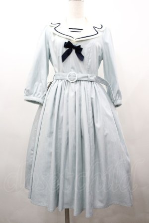 画像: Innocent World / マリアンヌワンピース M サックス I-26-03-23-046-IW-OP-SA-ZI