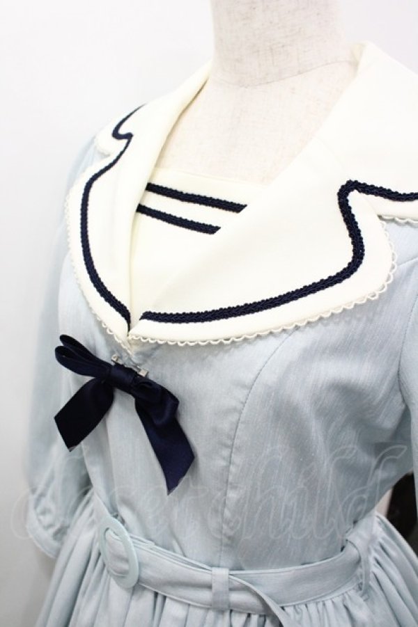 画像3: Innocent World / マリアンヌワンピース M サックス I-26-03-23-046-IW-OP-SA-ZI (3)