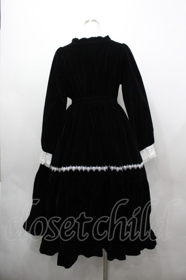 画像3: Chalmiere / ウィンターワンピース  黒Ｘ白 I-26-03-23-053-0-OP-SA-ZI (3)