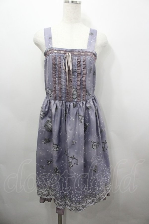 画像1: axes femme POETIQUE / 星座柄ワンピース  ラベンダー I-26-03-23-057-AX-OP-SA-ZI (1)