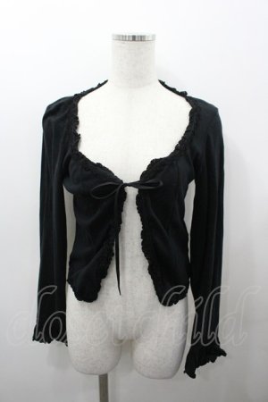 画像: MIHO MATSUDA / 薔薇レースボレロ  黒 I-26-03-23-007-GO-TO-TE-ZI