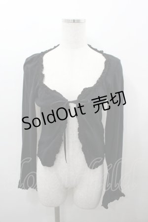 画像: MIHO MATSUDA / 薔薇レースボレロ  黒 I-26-03-23-007-GO-TO-TE-ZI