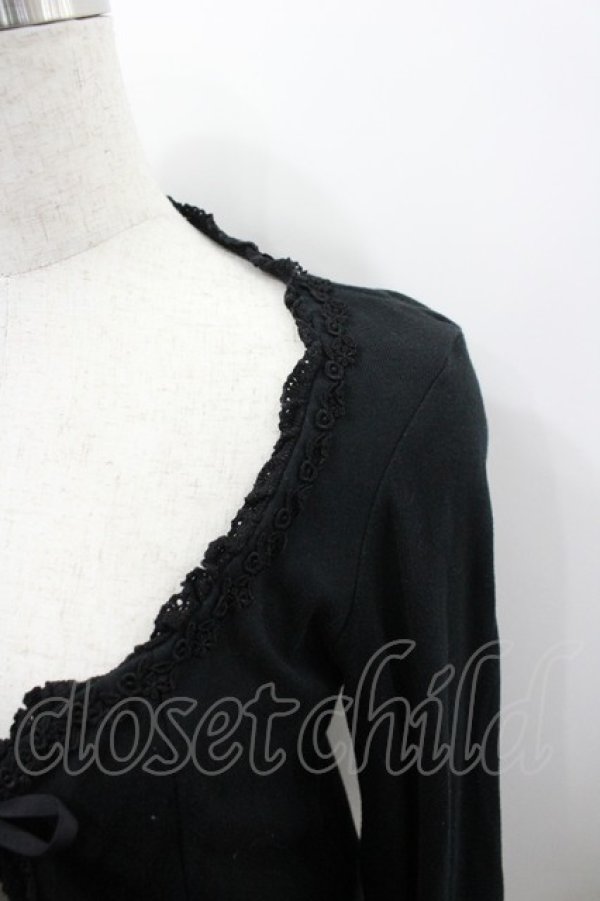 画像2: MIHO MATSUDA / 薔薇レースボレロ  黒 I-26-03-23-007-GO-TO-TE-ZI (2)