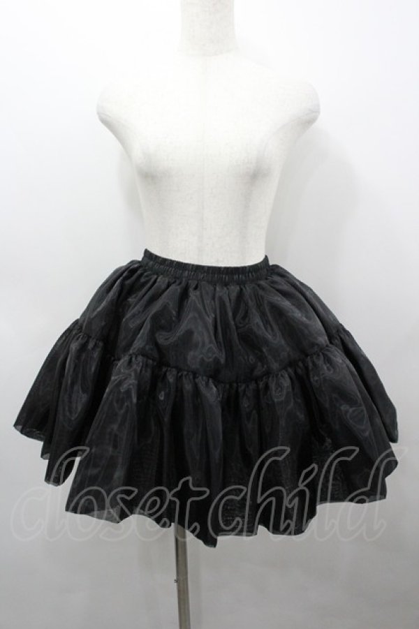 画像1: To Alice / チュールパニエ  黒 I-26-03-23-069-LO-SK-TE-ZI (1)