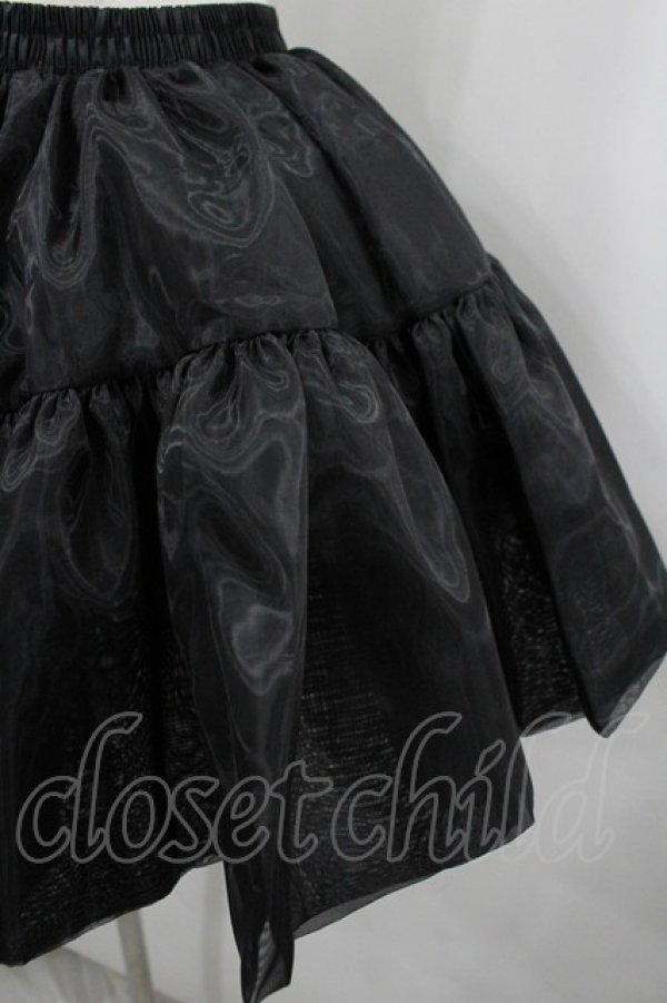 画像2: To Alice / チュールパニエ  黒 I-26-03-23-069-LO-SK-TE-ZI (2)