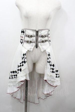 画像: Ozz oneste / Sunset Roseオーバースカート  白 I-26-03-23-074-OO-SK-TE-ZI