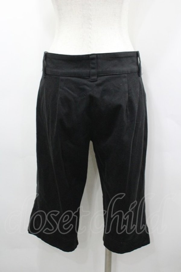 画像3: MIHO MATSUDA / ハーフパンツ M 黒 I-26-03-23-080-GO-PA-TE-ZI (3)