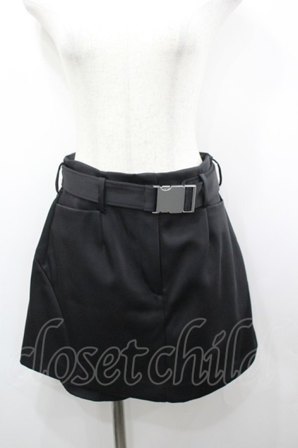 画像1: Lily Brown / バリエーションスカショーパン 1 ブラック I-26-03-23-082-EL-PA-SA-ZI (1)