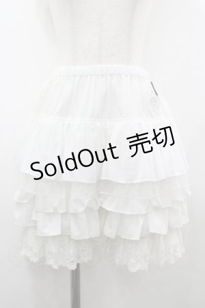 画像: Ozz oneste / フリルドロワーズ  白 I-26-03-23-083-OO-PA-TE-ZI