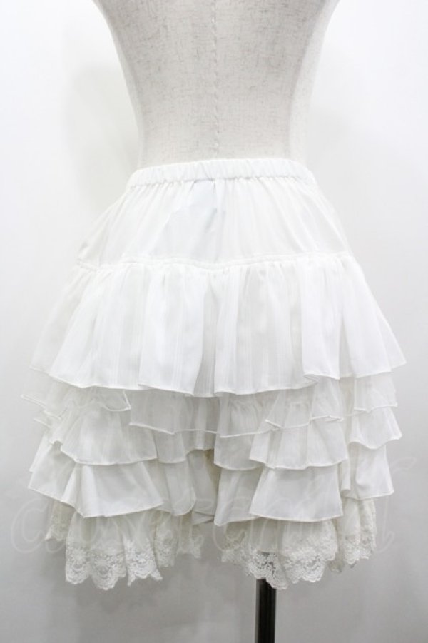 画像2: Ozz oneste / フリルドロワーズ  白 I-26-03-23-083-OO-PA-TE-ZI (2)