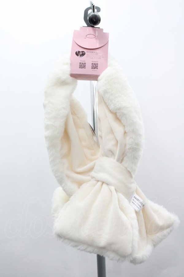 画像2: m petit by misako / AMリボンツキティペット  白 I-26-03-23-085-LO-ZA-SA-ZI (2)