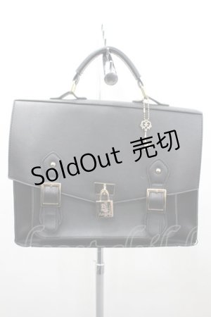 画像: Amavel / カギ付A4サッチェッルバッグ  黒 I-26-03-23-088-CA-BG-SA-ZI