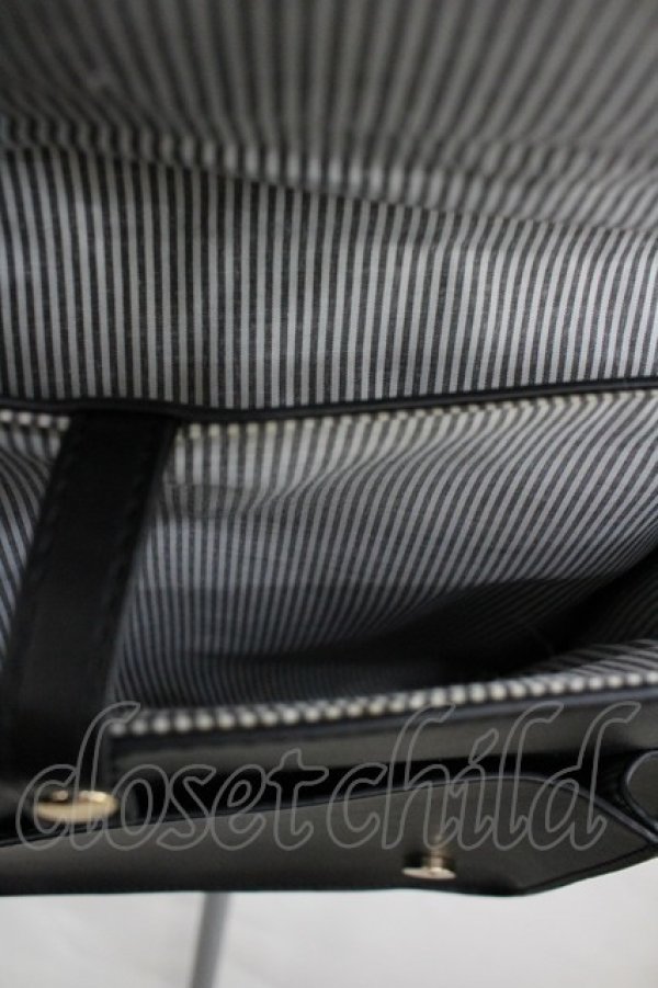 画像3: Amavel / カギ付A4サッチェッルバッグ  黒 I-26-03-23-088-CA-BG-SA-ZI (3)