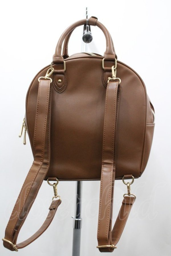 画像2: m petit by misako / TT*AM2WAYリュック  ブラウン I-26-03-23-090-LO-BG-SA-ZI (2)