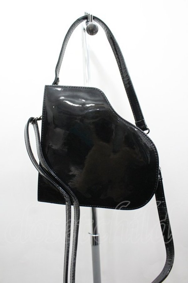 画像2: Shilin lolita / ピアノ型バッグ  黒Ｘ白 I-26-03-23-091-LO-BG-SA-ZI (2)