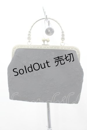 画像: LOLITAその他(お買取対象外) / 刺繍重ねガマ口ハンドバッグ  黒 I-26-03-23-092-LO-BG-SA-ZI