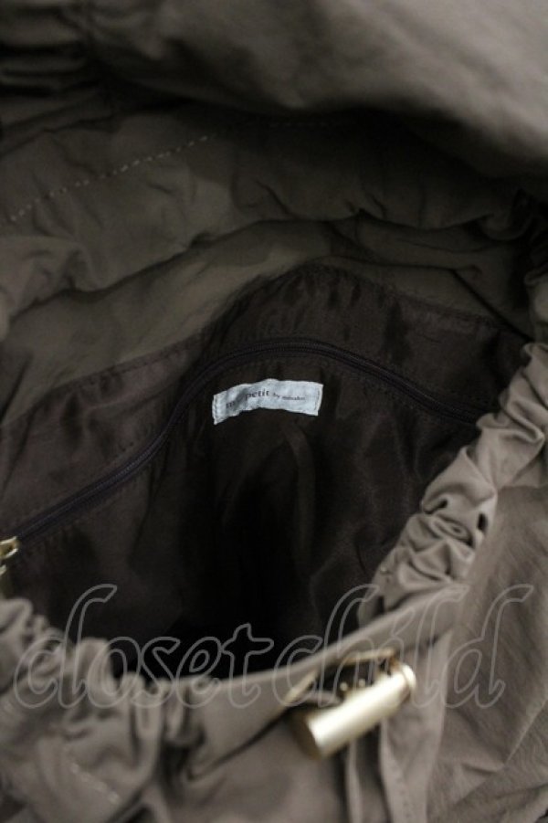 画像3: m petit by misako / TT AM リボンフラップ リュックサック  ブラウン I-26-03-23-093-LO-BG-SA-ZI (3)