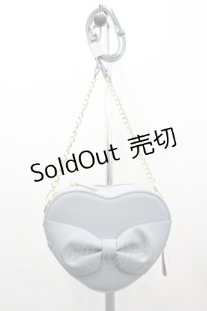 画像: m petit by misako / ハートポシェット  サックス I-26-03-23-099-0-BG-SA-ZI