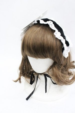 画像: Eri Aino's collaboration / AE*ヘッドドレス  中黒 I-26-03-23-104-PU-AC-SA-ZI