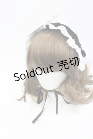 画像: Eri Aino's collaboration / AE*ヘッドドレス  中黒 I-26-03-23-104-PU-AC-SA-ZI